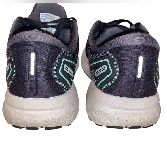 BROOKS Ghost 14 Women’s Road-Running Athletic Shoes BLK/PNK/AQUA in Size 10M - Picture 5 of 7